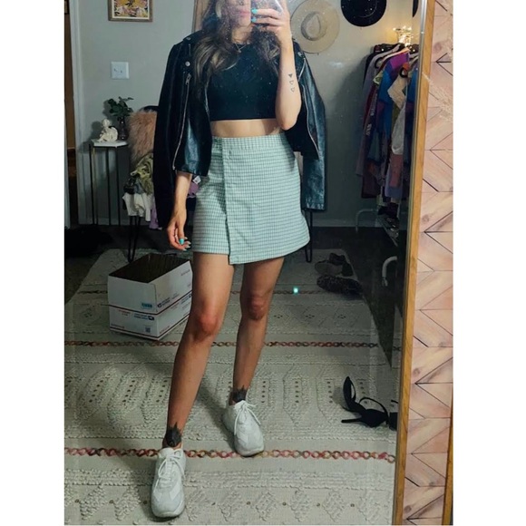 Brandy Melville Dresses & Skirts - John Galt Green Mini Wrap Skirt